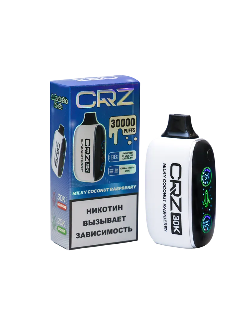 ЭСДН CRZ 30 000 "Молочный кокос Малина" (Milk Coconut Raspberry)