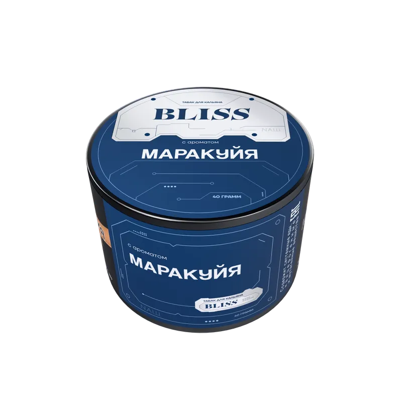 Табак для кальяна "NАШBLISS" - Маракуйя, банка, 40гр