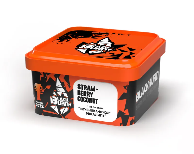 BlackBurn 200 гр. Strawberry Coconut (Клубника с кокосом и эвкалиптом)