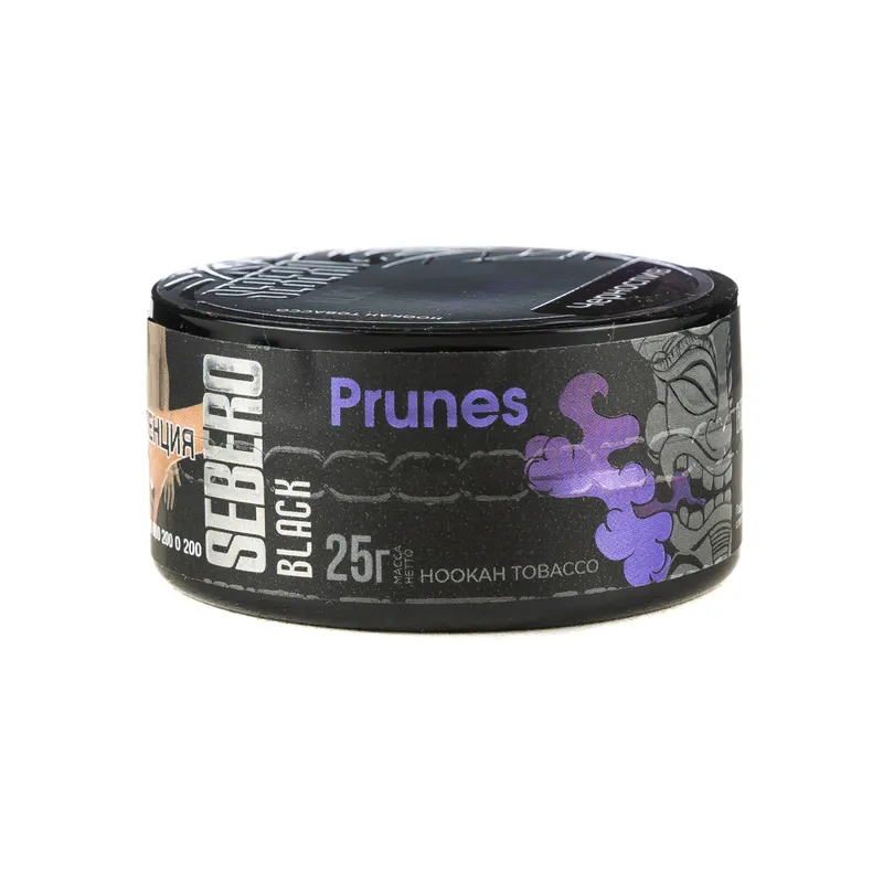 Табак для кальяна - Sebero black - Prunes ( Чернослив ) - 25 г