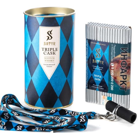 Табак Satyr (Сатир) Platinum Collection - TRIPL CASK 100 грамм