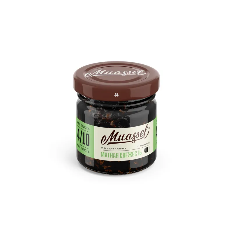 Табак для кальяна Muassel 4/10 - Мятная свежесть 40 г
