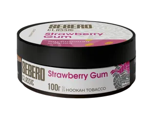 Табак для кальяна - Sebero - STRAWBERRY GUM ( клубничная жвачка ) - 100 г