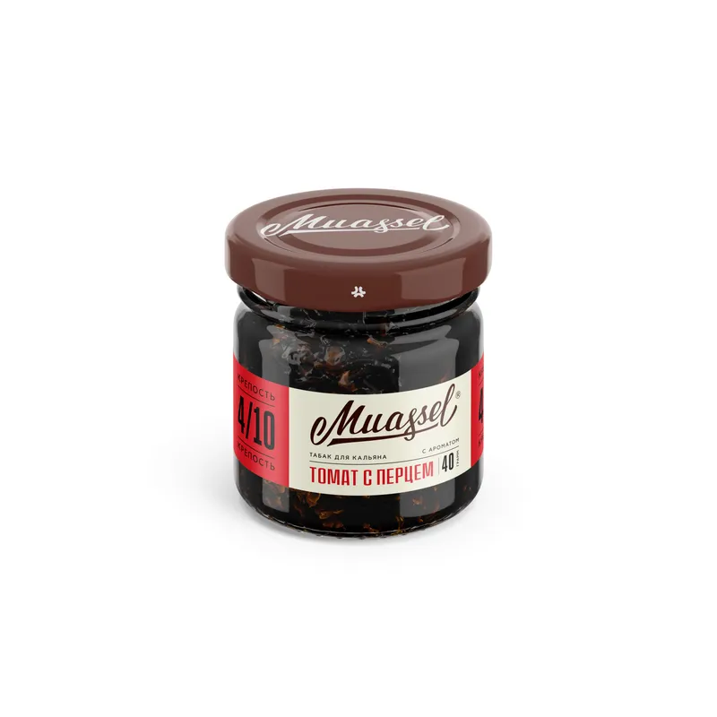 Табак для кальяна Muassel 4/10 - Томат с перцем 40 г