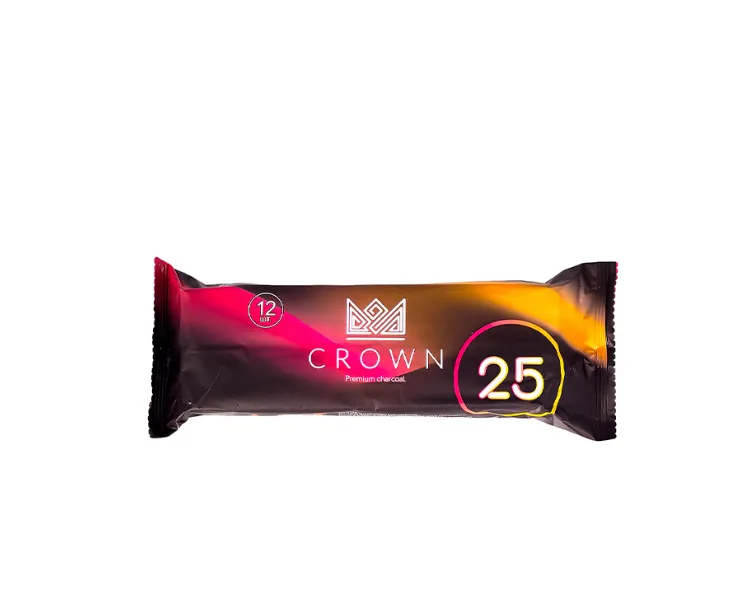 Уголь - Crown 25 мм - блистер 12 шт ( короб 120шт)