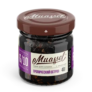 Табак для кальяна Muassel 6/10 - Тропический остров (тропические фрукты) 40 г