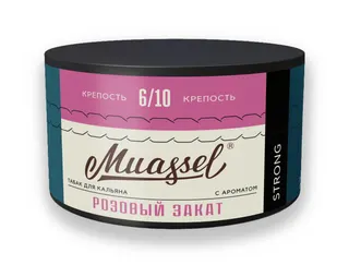 Табак для кальяна Muassel 6/10 - Розовый закат (цветы, ягоды) 200 г