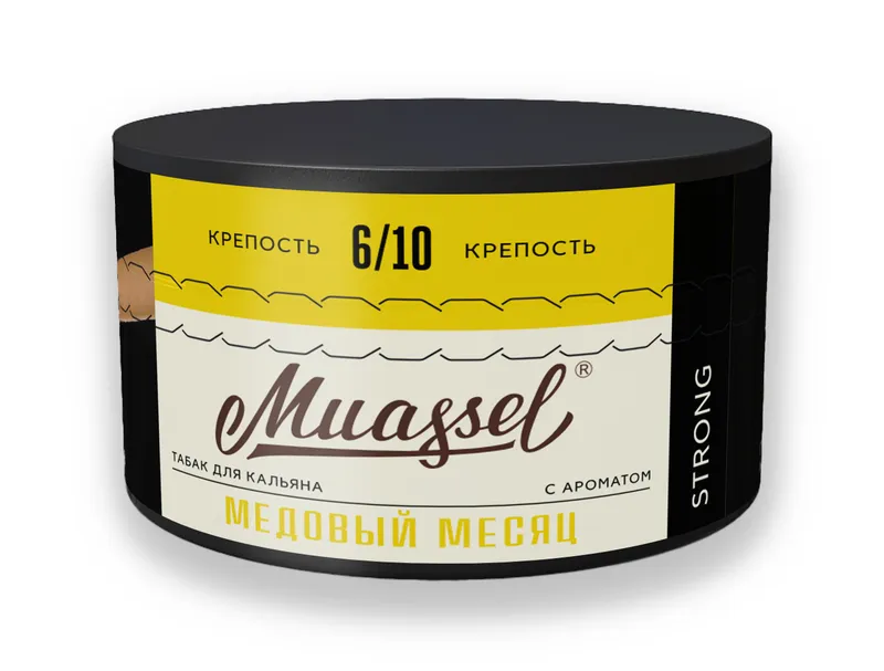 Табак для кальяна Muassel 6/10 - Медовый месяц (юдзу с медовой патокой) 200 г