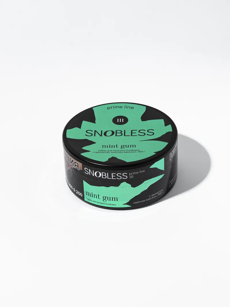 Табак - «СНОБЛЕСС» аромат  Мятная жвачка (aroma Mint Gum) линейка  PRIME 100 гр.