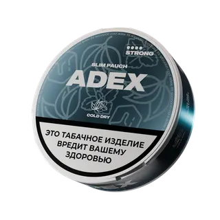 Жевательный табак АДЕКС стронг слим с ароматом КОЛД  ДРАЙ - 9гр (24шт)