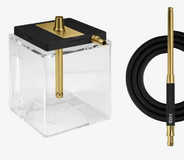 Кальян Hoob Atom Black x Gold