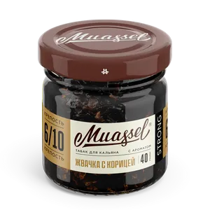 Табак для кальяна Muassel 6/10 - Жвачка с корицей 40 г