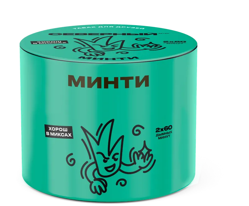 Табак для кальяна - Cеверный - Минти (с ароматом перечная мята ) - 40 г СС
