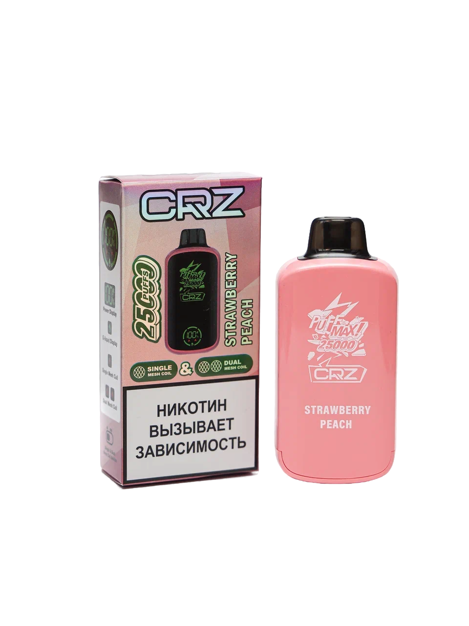 ЭСДН CRZ 25 000 "Клубника Персик" (Strawberry Peach)