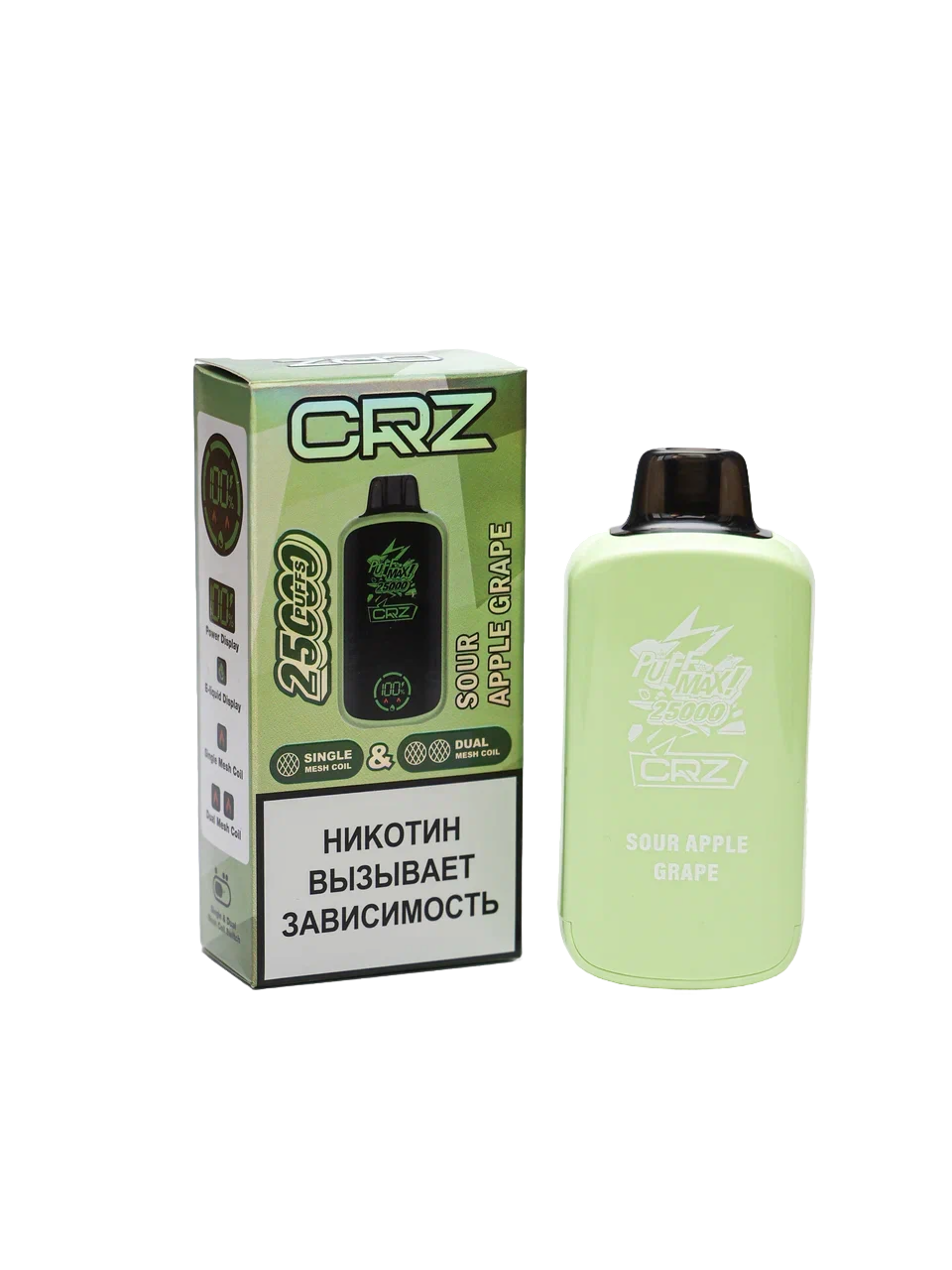 ЭСДН CRZ 25 000 "Кислое яблоко-виноград" (Sour apple grape)
