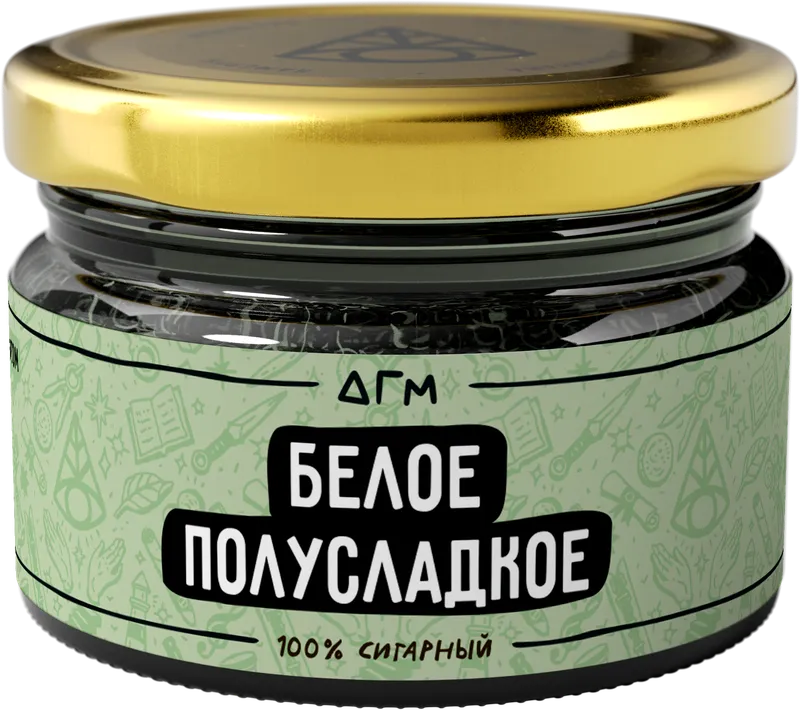 Табак для кальяна - Dogma - БЕЛОЕ ПОЛУСЛАДКОЕ ( с ароматом белое вино ) - 80 г