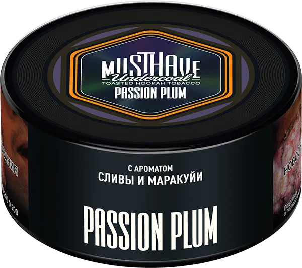 Табак Must Have 125 гр - Passion Plum (СЛИВА И МАРАКУЙЯ)