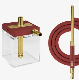 Кальян Hoob subAtom Wine red X Gold