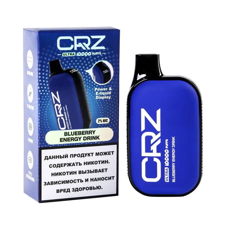 ЭСДН CRZ 10000 ULTRA "Черничный энергетик" (Blueberry Energy Drink)