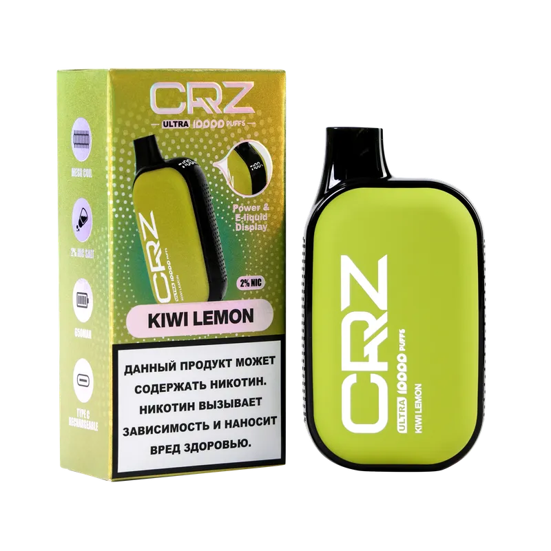 ЭСДН CRZ 10000 ULTRA "Киви лимон" (Kiwi Lemon)