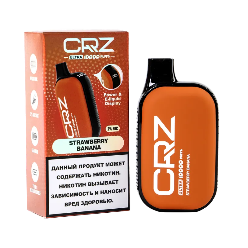 ЭСДН CRZ 10000 ULTRA "Клубника банан" (Strawberry Banana)
