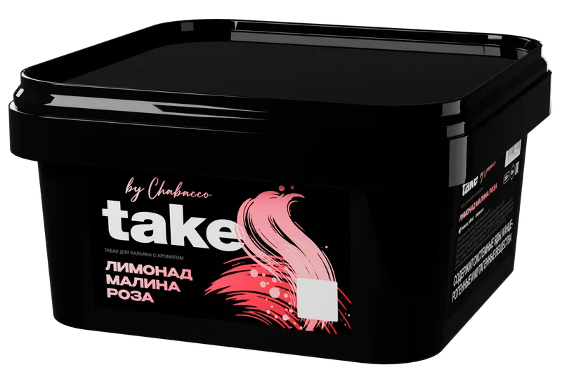 Табак для кальяна - Take - LEMONADE RASPBERY ROSE ( с ароматом лимонад малина-роза ) - 200 г