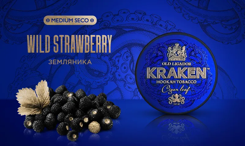 Табак - Kraken - Medium - Земляника - 30 г