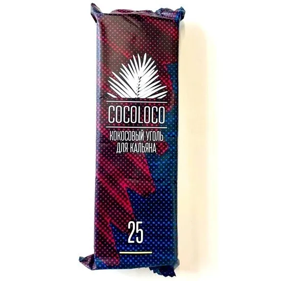 Уголь - Cocoloco - 25 мм - блистер 12 шт ( бокс 120шт )