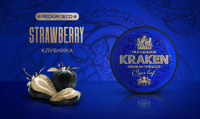 Табак - Kraken - Medium - Клубника - 30 г