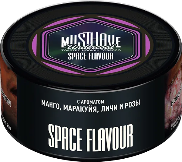 Табак Must Have 125 гр - Space Flavour (МАНГО, МАРАКУЙЯ, ЛИЧИ И РОЗА)
