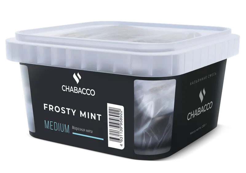 Бестабачная смесь - Chabacco - Medium - FROSTY MINT ( с ароматом мята ) - 200 г