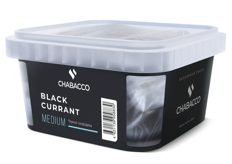 Бестабачная смесь - Chabacco - Medium - BLACK CURRANT 2.0 ( с ароматом черная смородина ) - 200 г