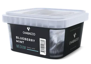 Бестабачная смесь - Chabacco - Medium - BLUEBERRY MINT ( с ароматом черника, мята ) - 200 г