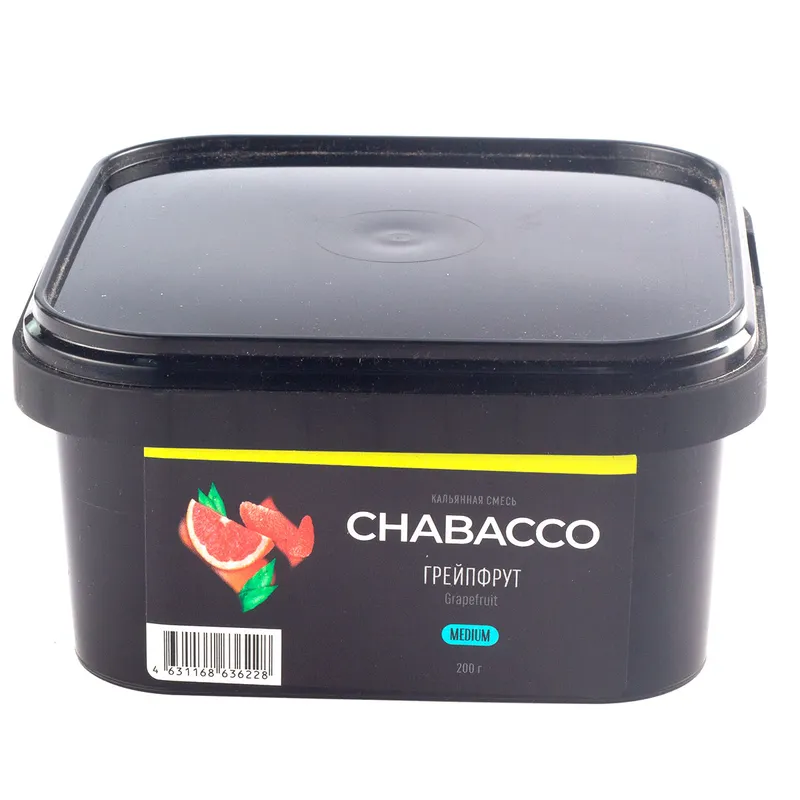 Бестабачная смесь - Chabacco - Medium - GRAPEFRUIT ( с ароматом грейпфрут ) - 200 г