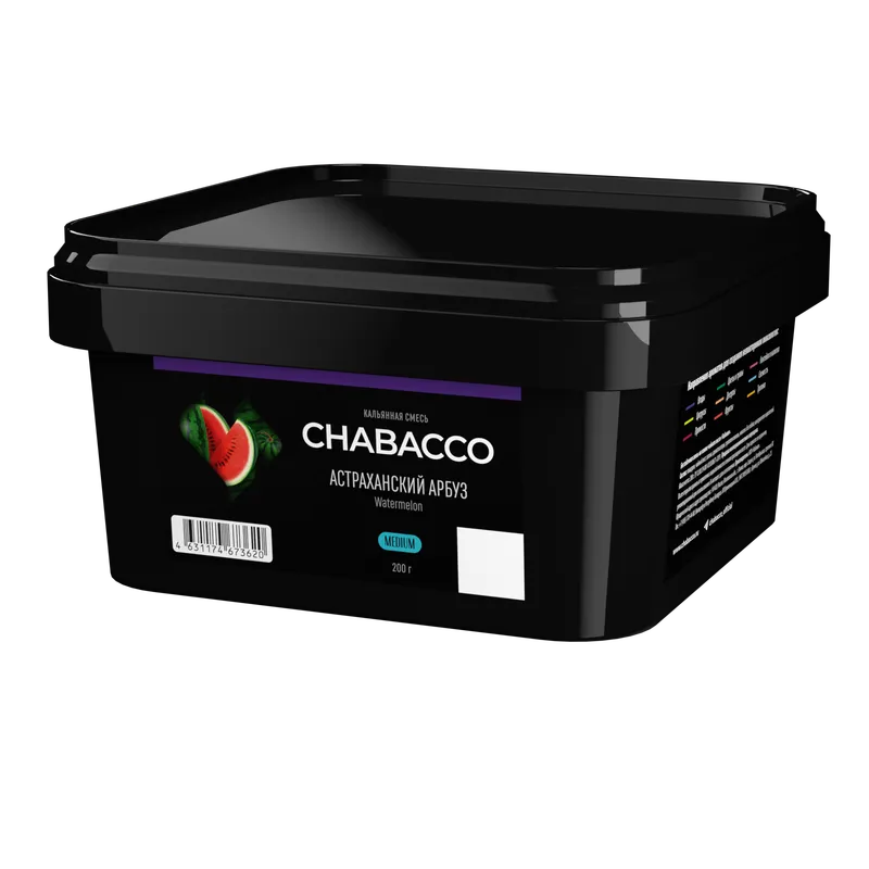 Бестабачная смесь - Chabacco - Medium - WATERMELON ASRTAKHAN ( с ароматом астраханский арбуз ) - 200 г
