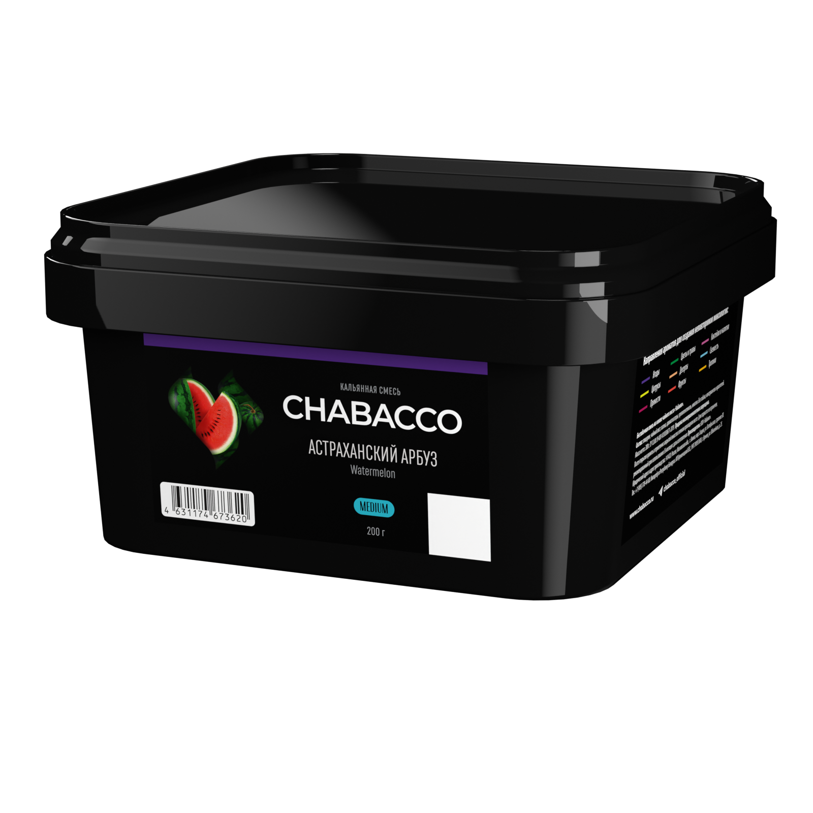 Бестабачная смесь - Chabacco - Medium - WATERMELON ASRTAKHAN ( с ароматом астраханский арбуз ) - 200 г
