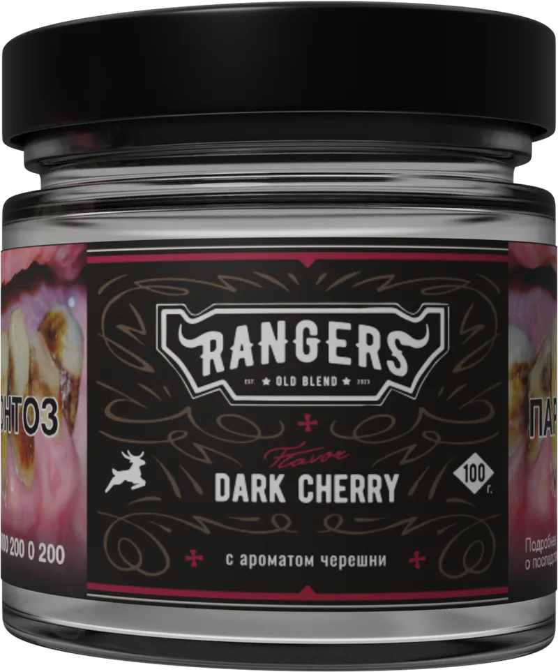 Табак - «RANGERS» DARK CHERRY с ароматом черешни, 100 грамм