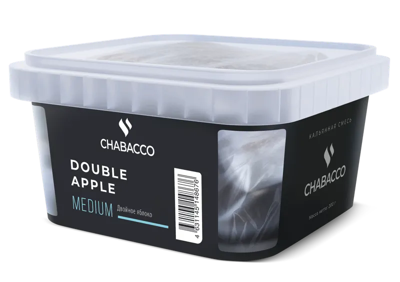 Бестабачная смесь - Chabacco - Medium - DOUBLE APPLE ( с ароматом двойное яблоко ) - 200 г
