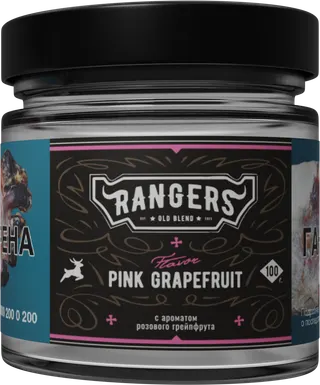 «RANGERS» PINK GRAPEFRUIT с ароматом розового грейпфрута, 100 грамм