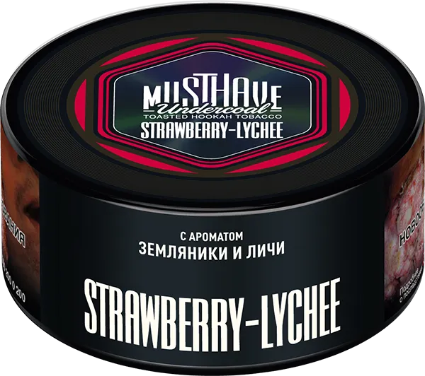 Табак Must Have 125 гр - Strawberry Lychee (ЗЕМЛЯНИКА И ЛИЧИ)